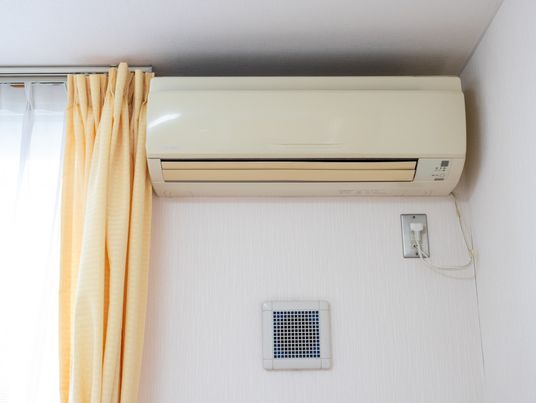 エアコンが設置された居室