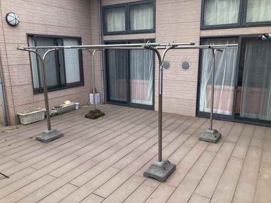 開放感のあるテラス