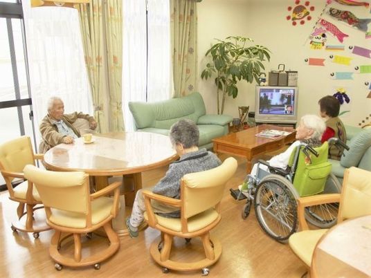 共有スペースでの憩い