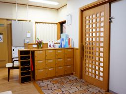居心地の良い受付エリア