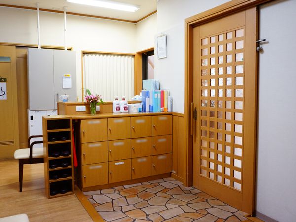 居心地の良い受付エリア