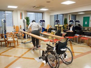機能訓練室の活動場面