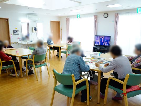 共有スペースの利用者たち