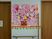 手作りの桜の壁装飾
