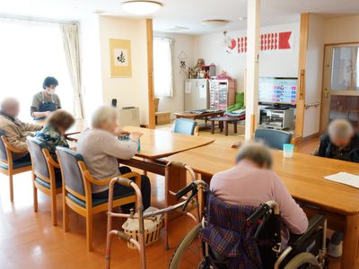 和やかな共有ダイニング