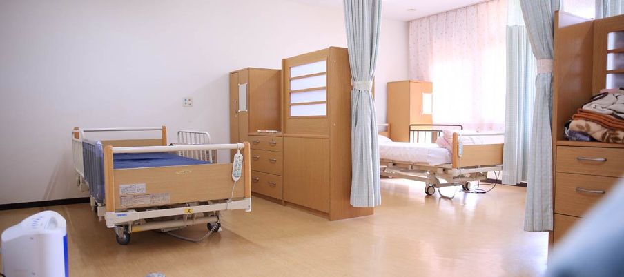 ベッドのある居室