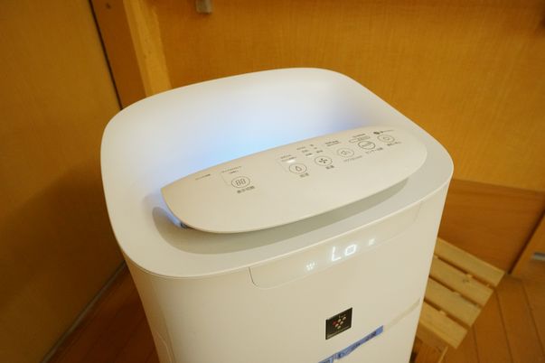快適機能の空気清浄機
