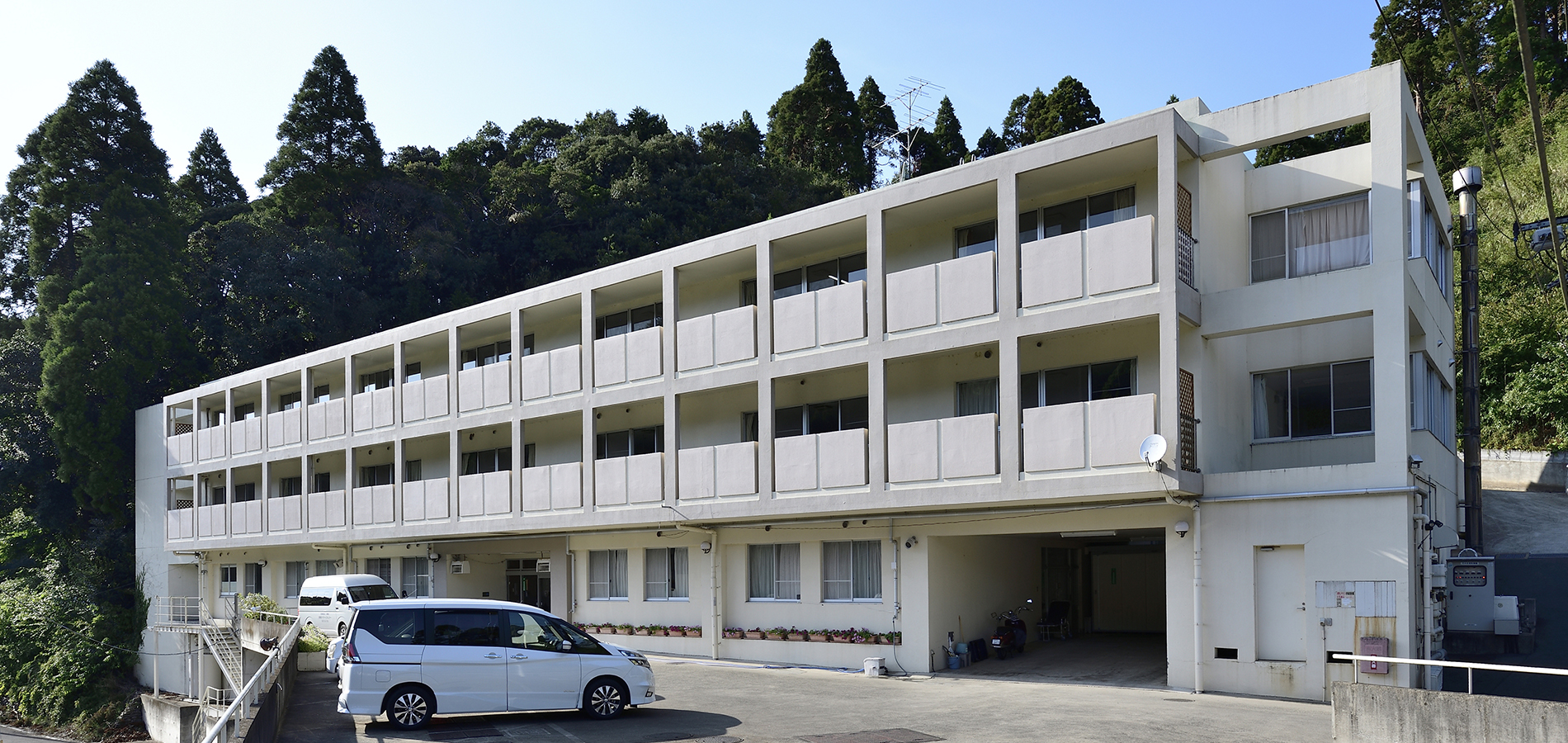 芙蓉荘 デイサービスセンターの外観
