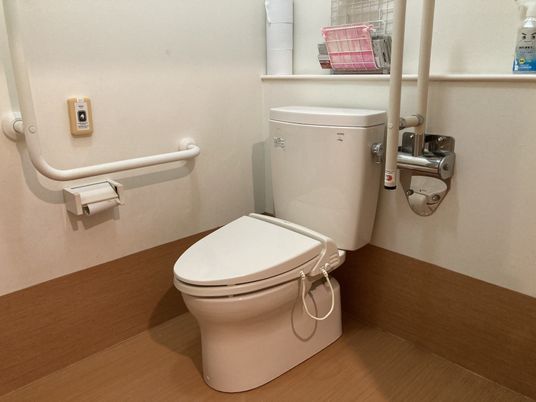 安全設計のトイレ