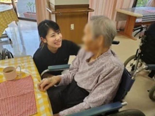 笑顔の交流の場