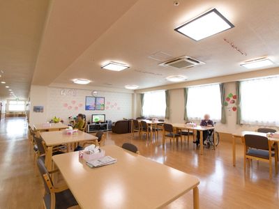 共用スペースの活況