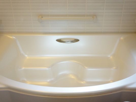 清潔な浴室のアップ