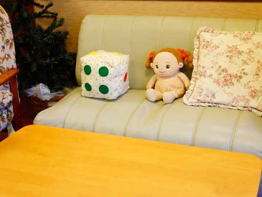 ぬいぐるみがあるリビング