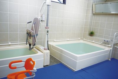 安心の設備を備えた浴室