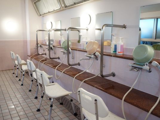 整備された洗面台スペース