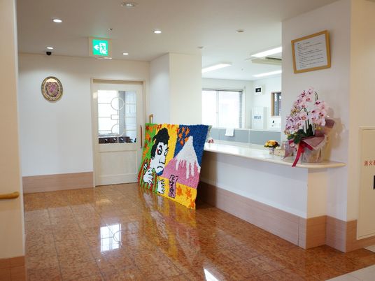綺麗なエントランスの風景