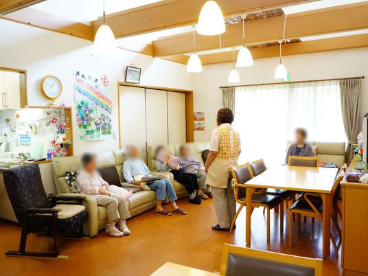 共有スペースの日常風景