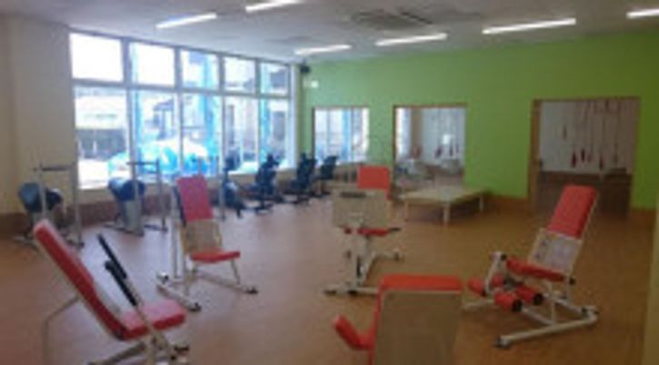 機能訓練用の広々空間