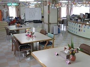 明るい食堂  