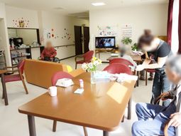 共有スペースでのくつろぎ時間