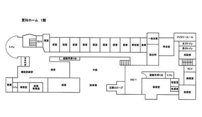 広い廊下の配置図