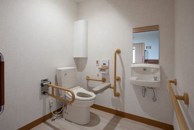 安全設備が充実したトイレ