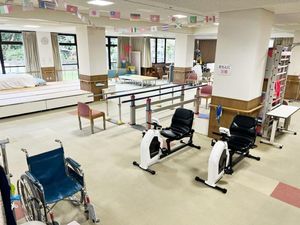 運動機能の回復を支援する機能訓練室