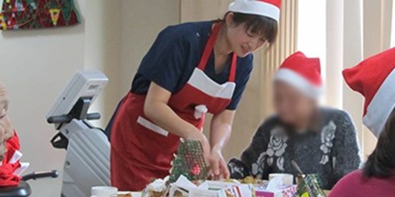 余暇を過ごすスタッフ