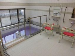 安全な浴室設備