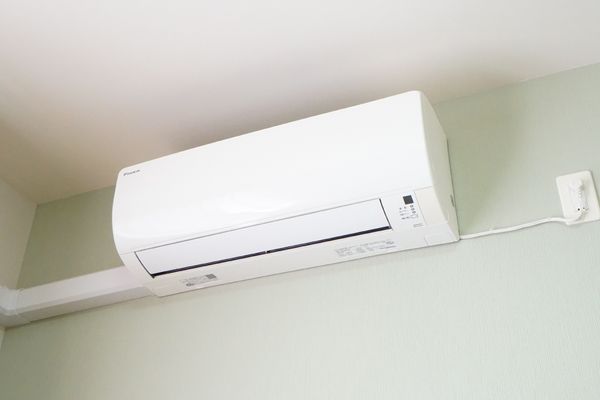 エアコンが設置された部屋