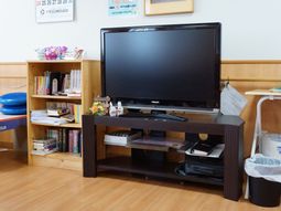リビングのテレビと棚