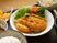 揚げ物と野菜の和食セット