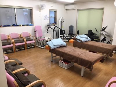 訓練器具のある部屋