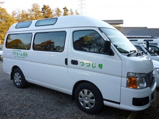 送迎車の駐車場  
