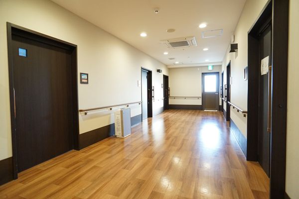 清潔な廊下の様子