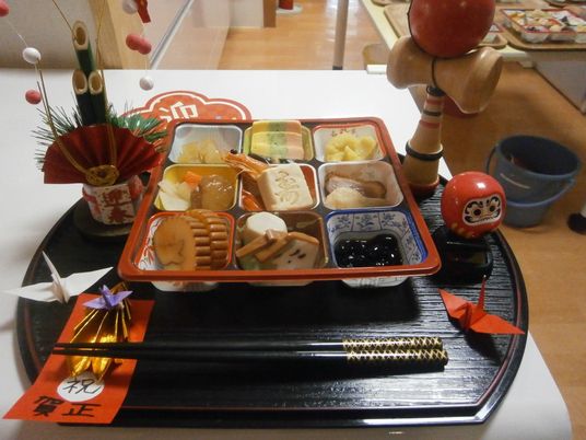 和風お祝いの特別食事