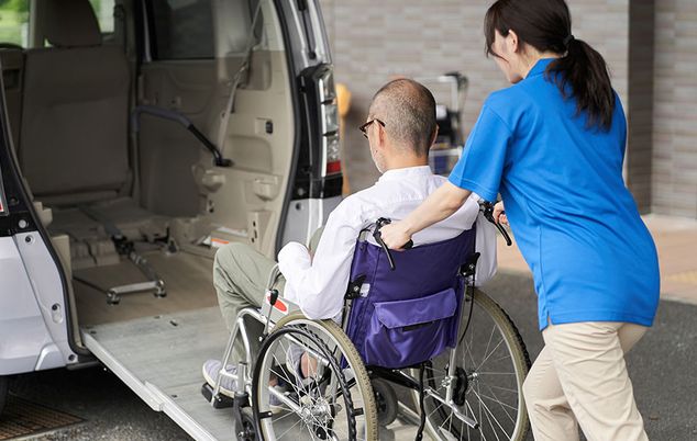 車いす利用の様子