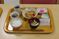 昼食サンプルの食器