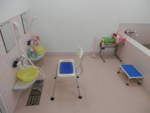 浴室の介助スペース  