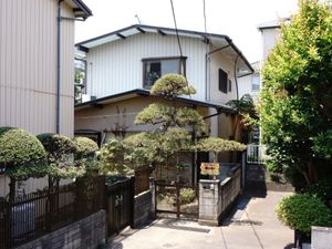 緑豊かな外観