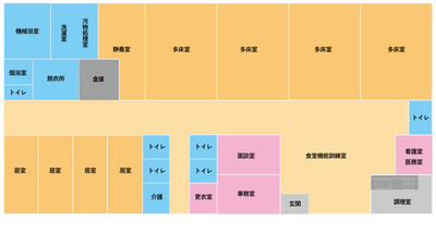明るい空間の図面