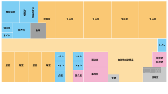 明るい空間の図面