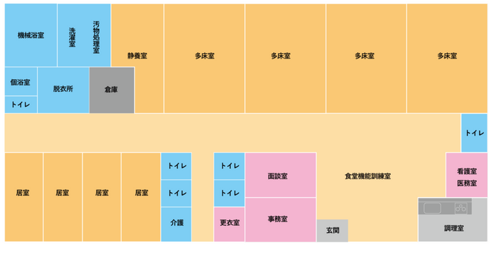 明るい空間の図面