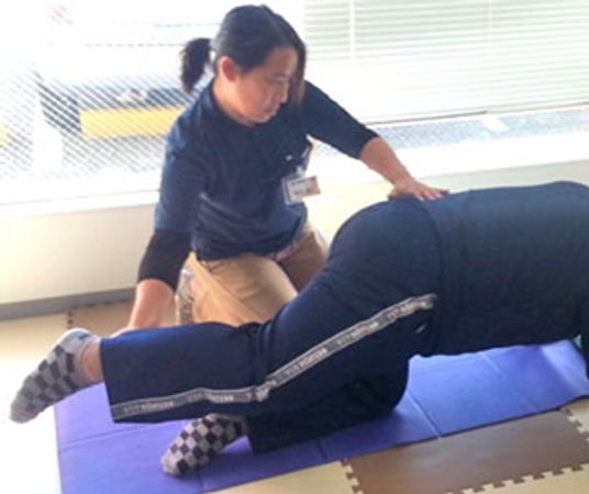 サポート中の訓練室