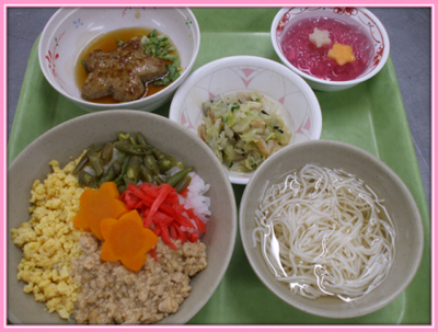 栄養豊富な食事内容