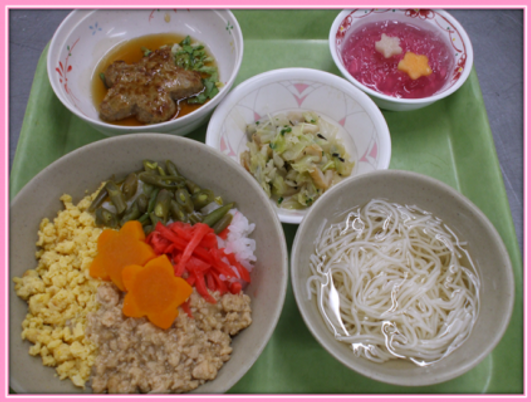 栄養豊富な食事内容