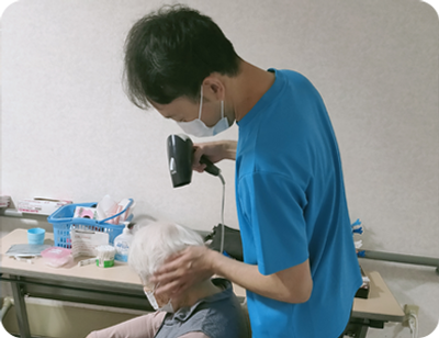 理美容室の様子
