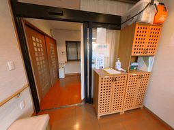 整理されたエントランス