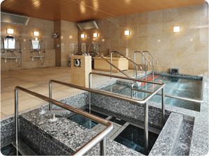 大理石の浴室