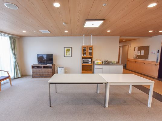 ゆったりとした共有スペース